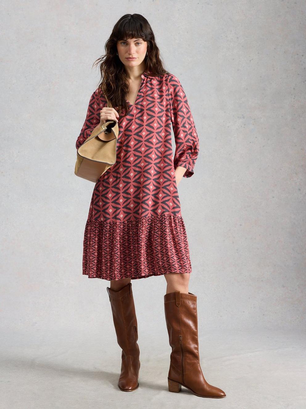 Harpreet Notch Neck Dress