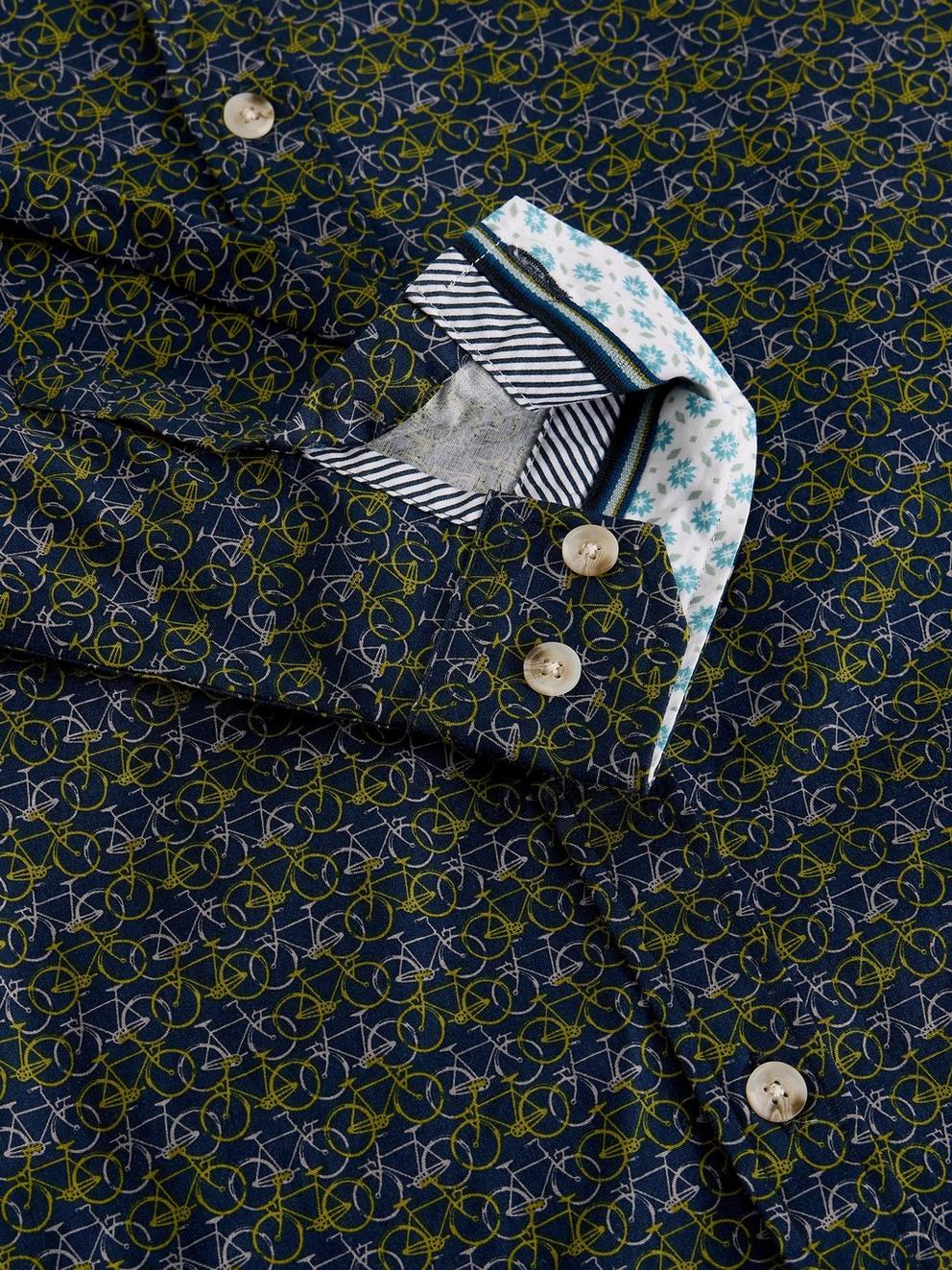 Salcombe Bike Print Shirt
