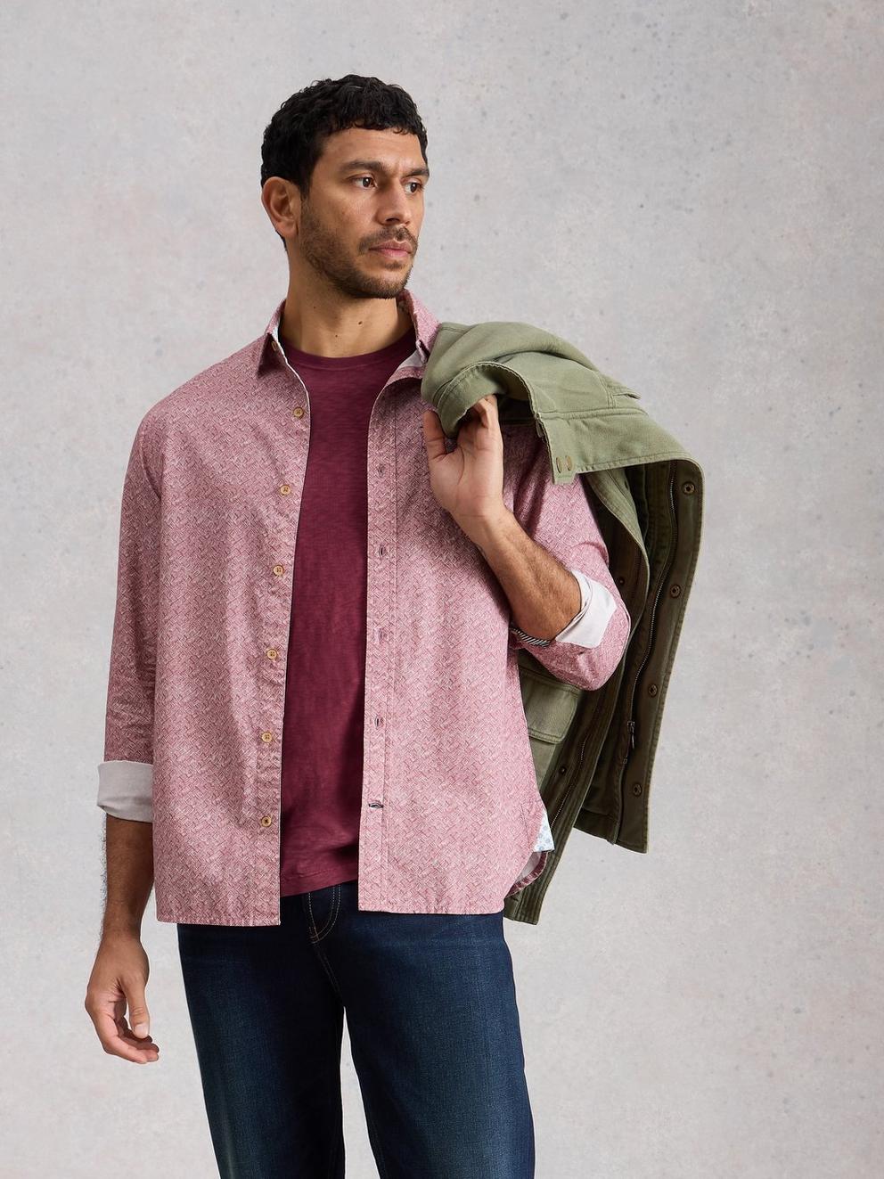 Finsbury Weave Print Shirt