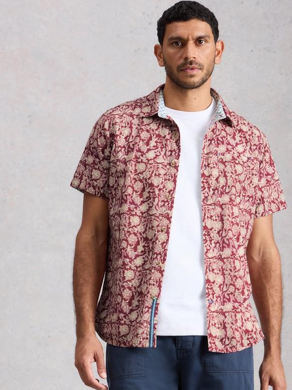 Finsbury SS Floral Print Shirt