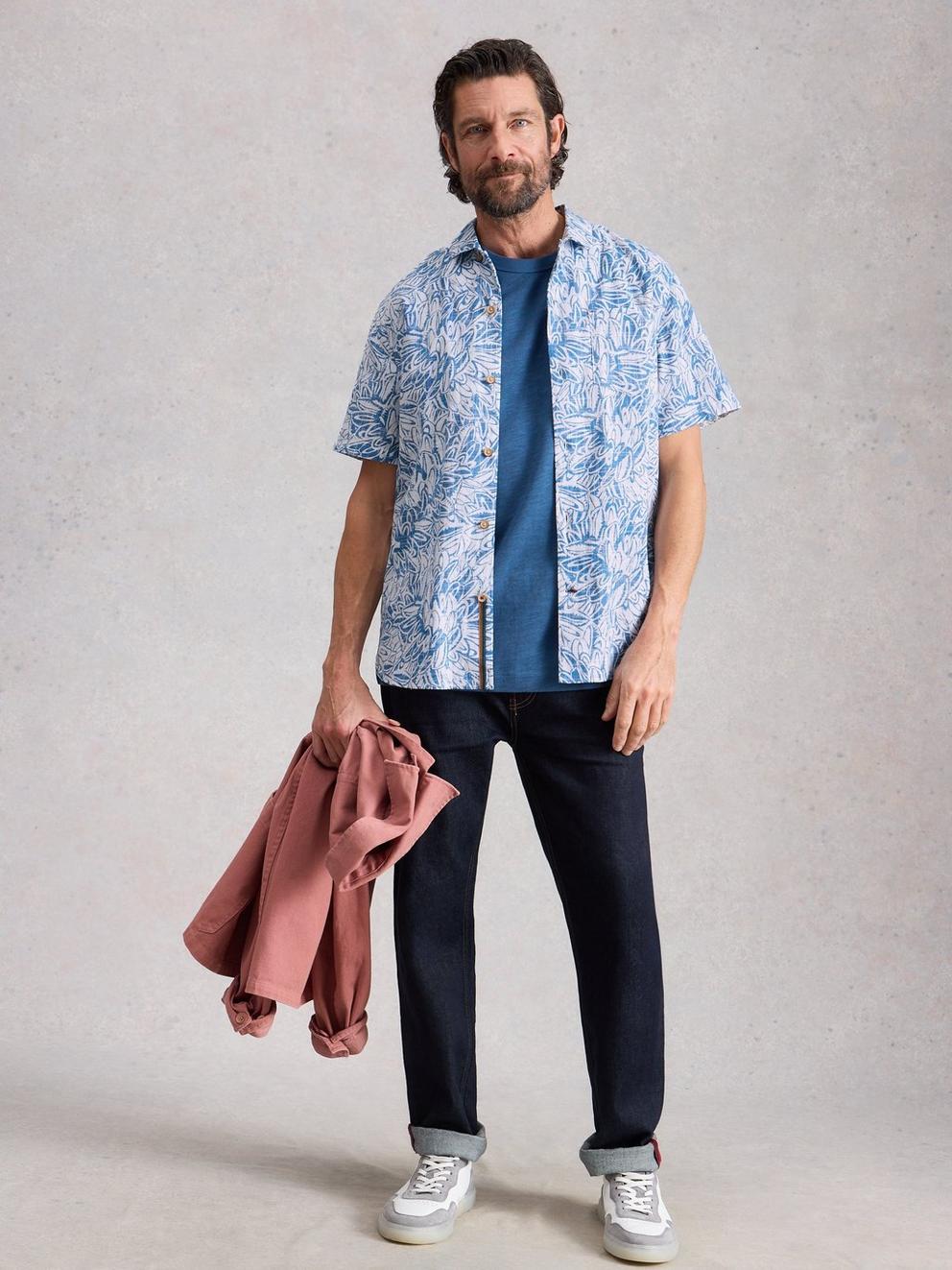 Hayle SS Leaf Print Shirt