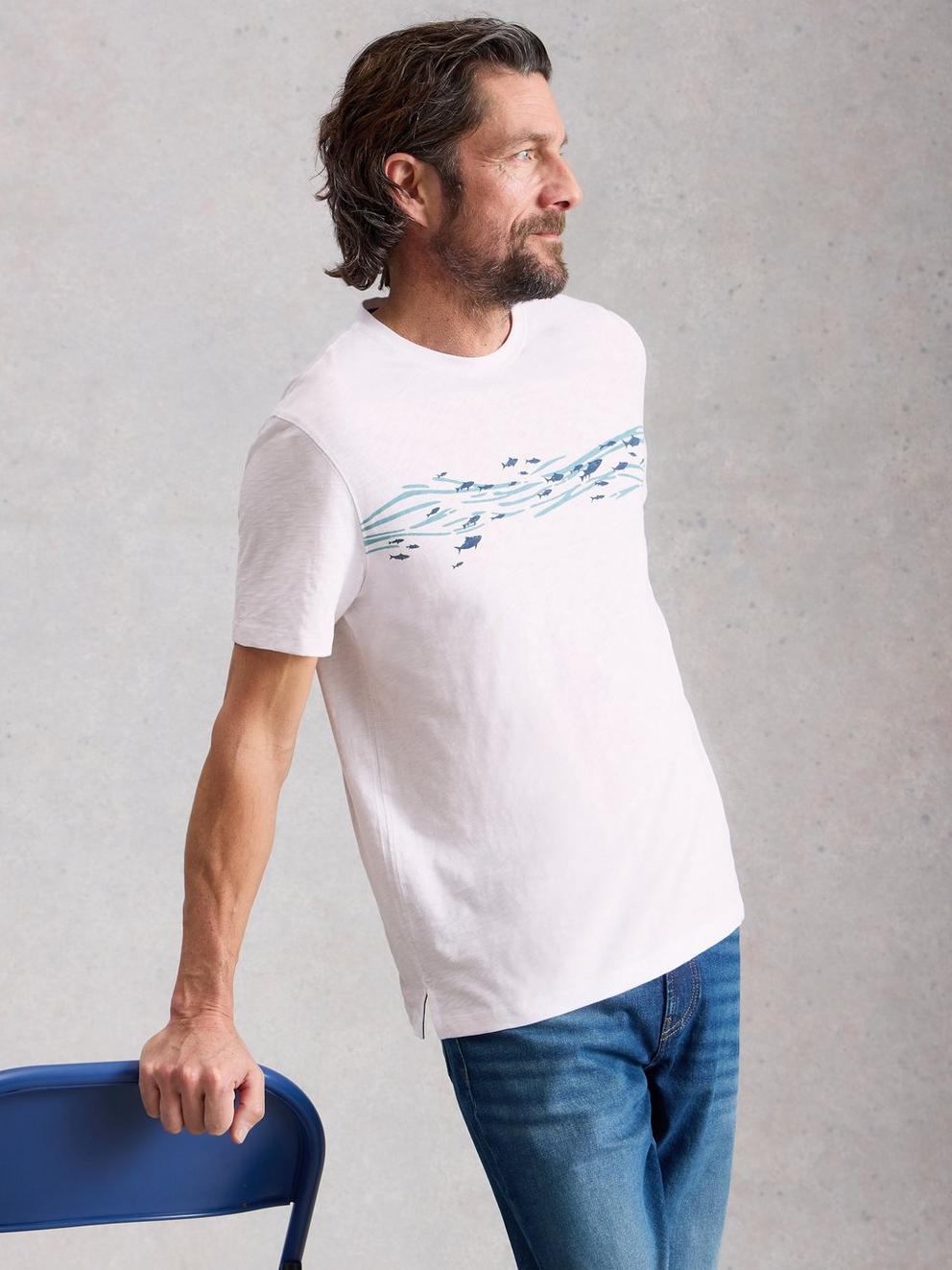 Abersoch Swim Fish Graphic Tee