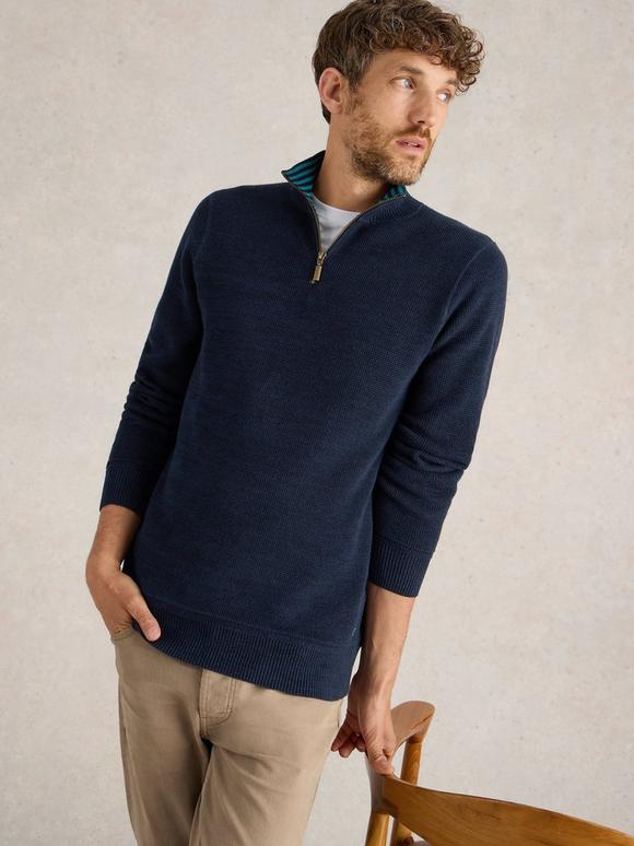Mens Attadale Funnel Neck Jumper