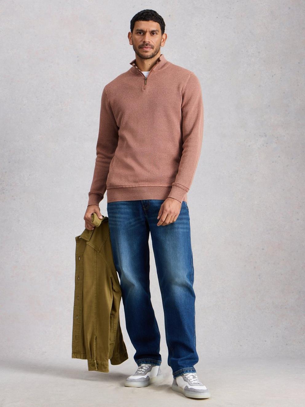 Mens Attadale Funnel Neck Jumper