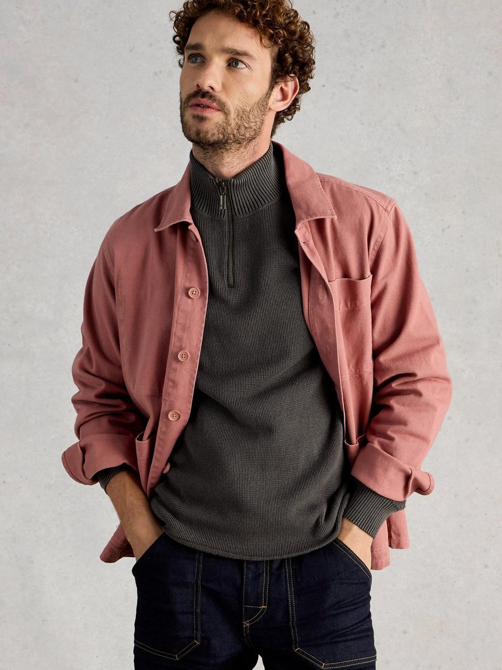 Mens Attadale Funnel Neck Jumper