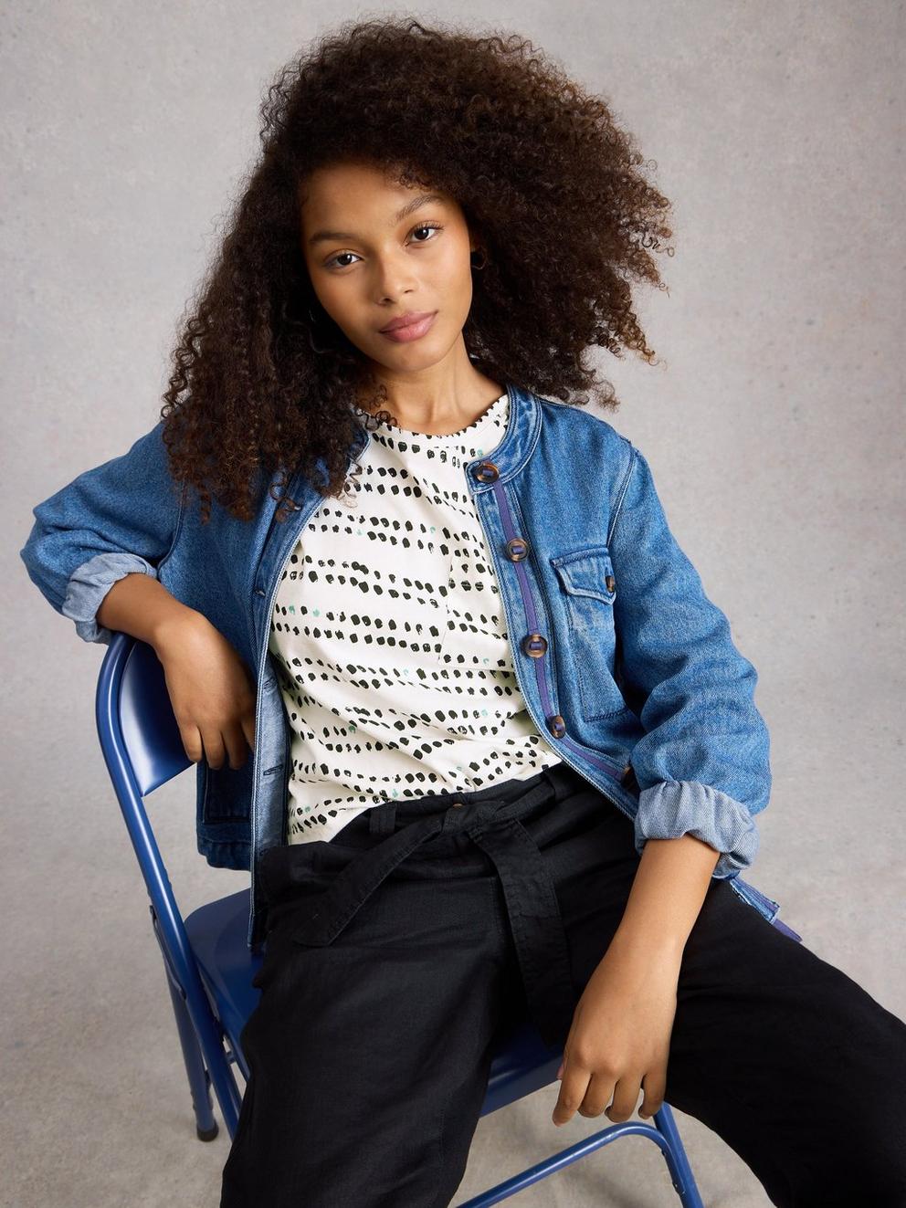 DEMI CREW NECK DOLMAN TOP