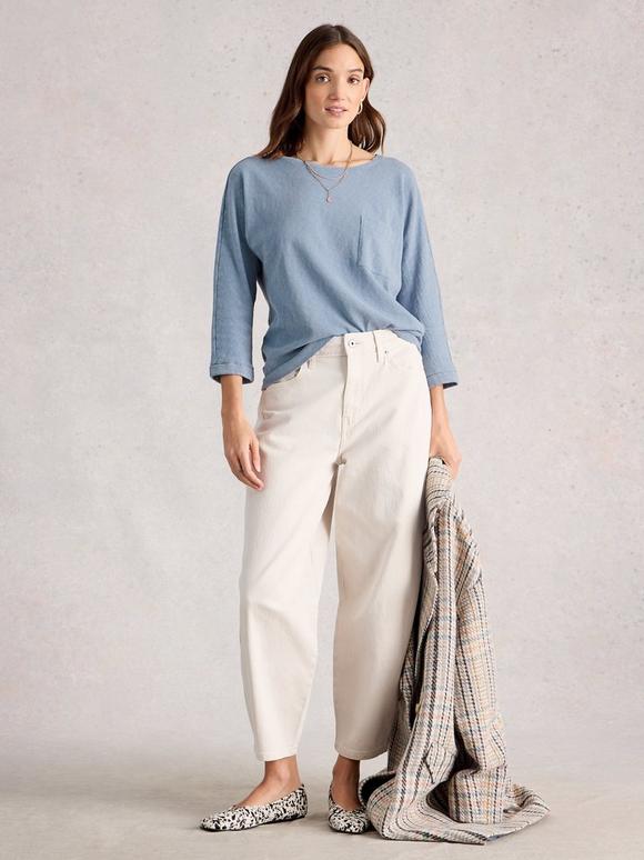 DEMI CREW NECK DOLMAN TOP