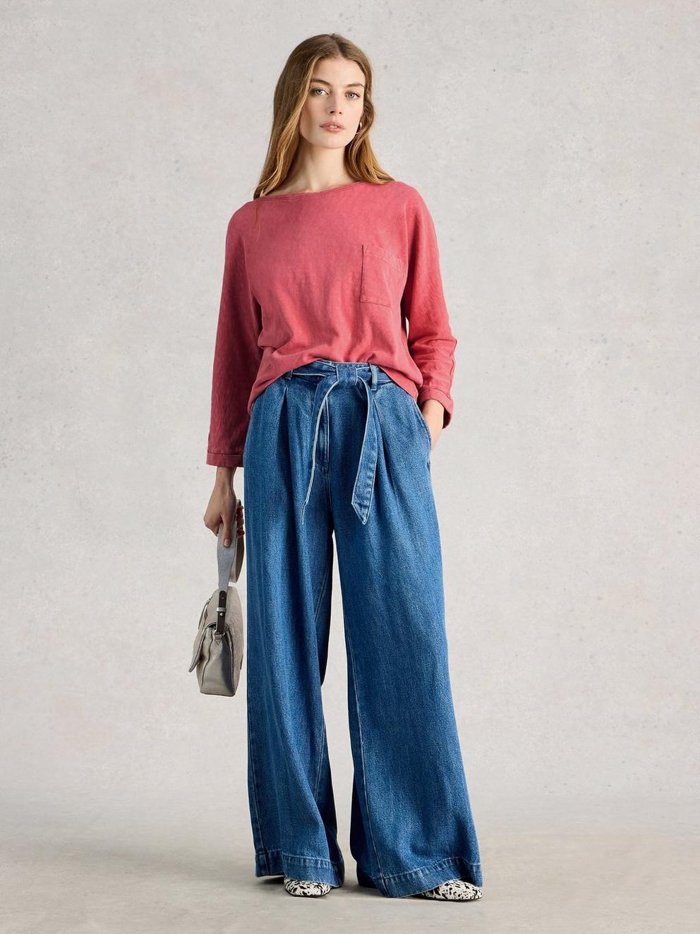 DEMI CREW NECK DOLMAN TOP