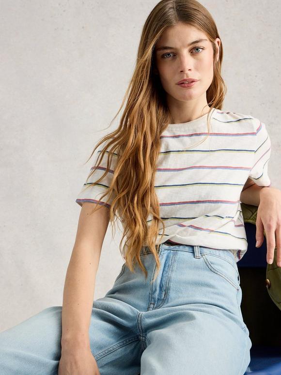 CLARA STRIPE SHORT SLEEVE TEE