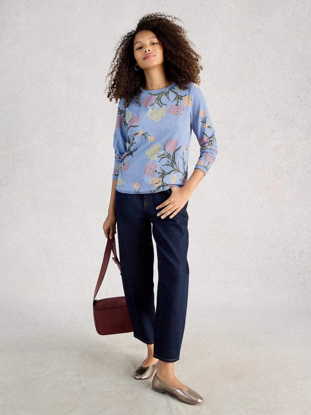 CLARA LONG SLEEVE TEE CREW NECK