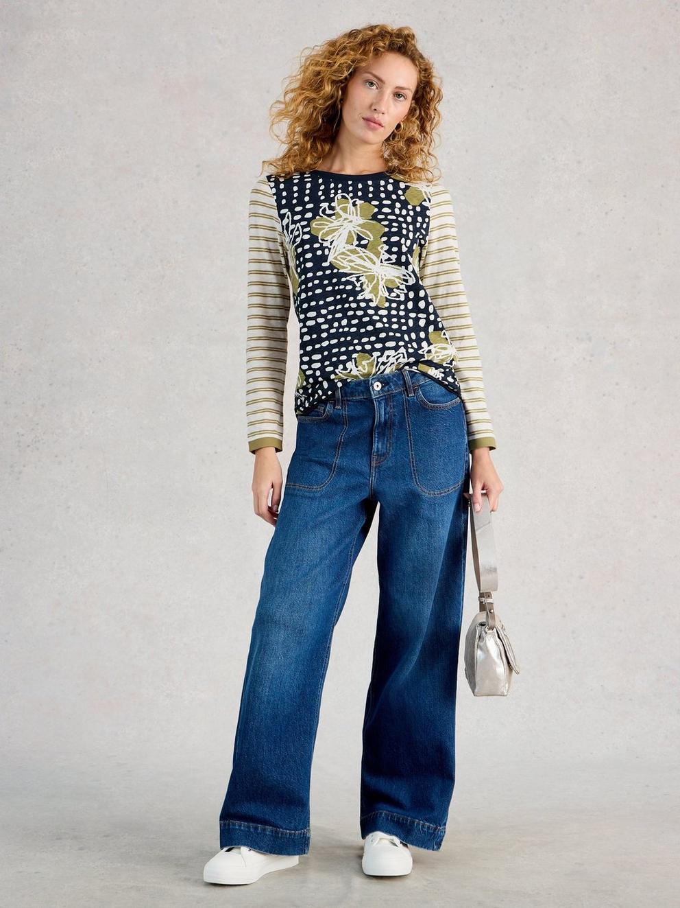 CLARA LONG SLEEVE TEE CREW NECK