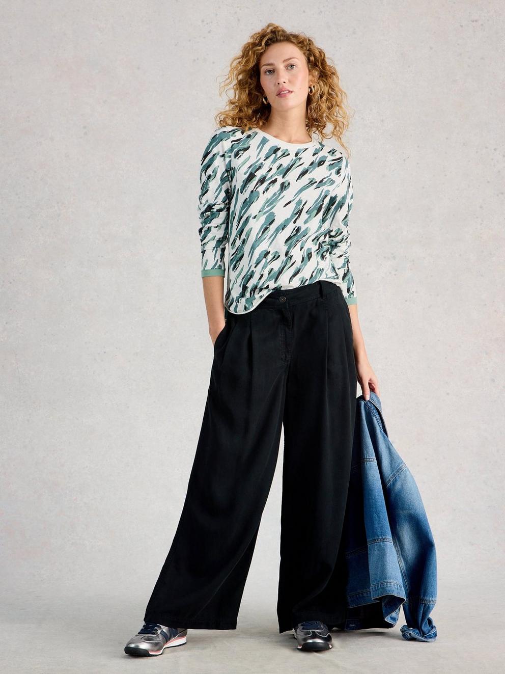 CLARA LONG SLEEVE TEE CREW NECK