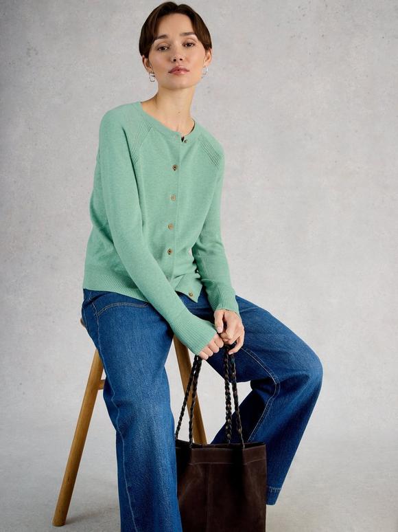 WOMENS LULU CREW NECK CARDI