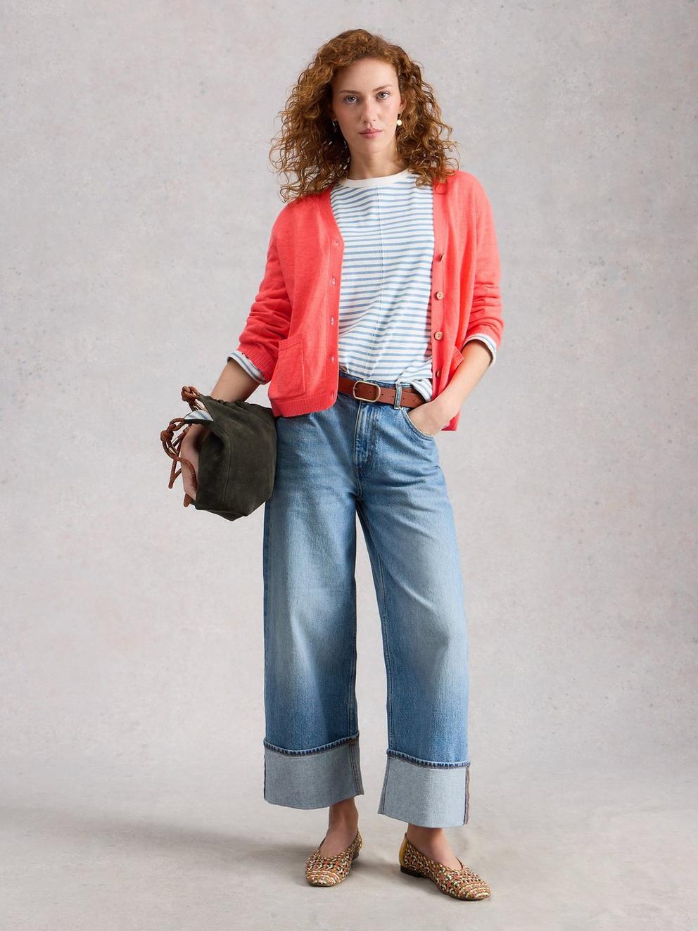 NOVA LINEN BLEND CARDI