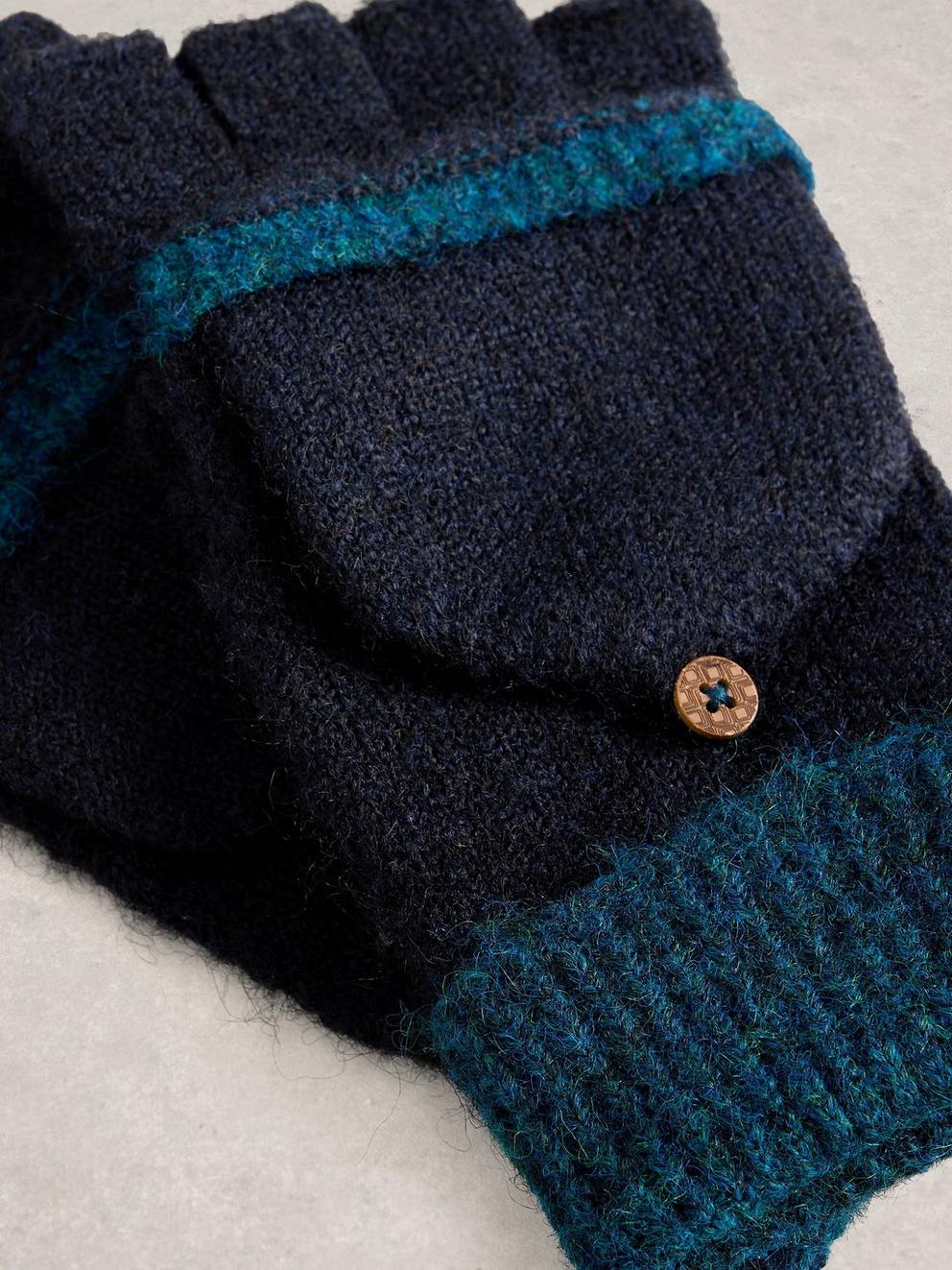 Emma Knitted Flip Mitt