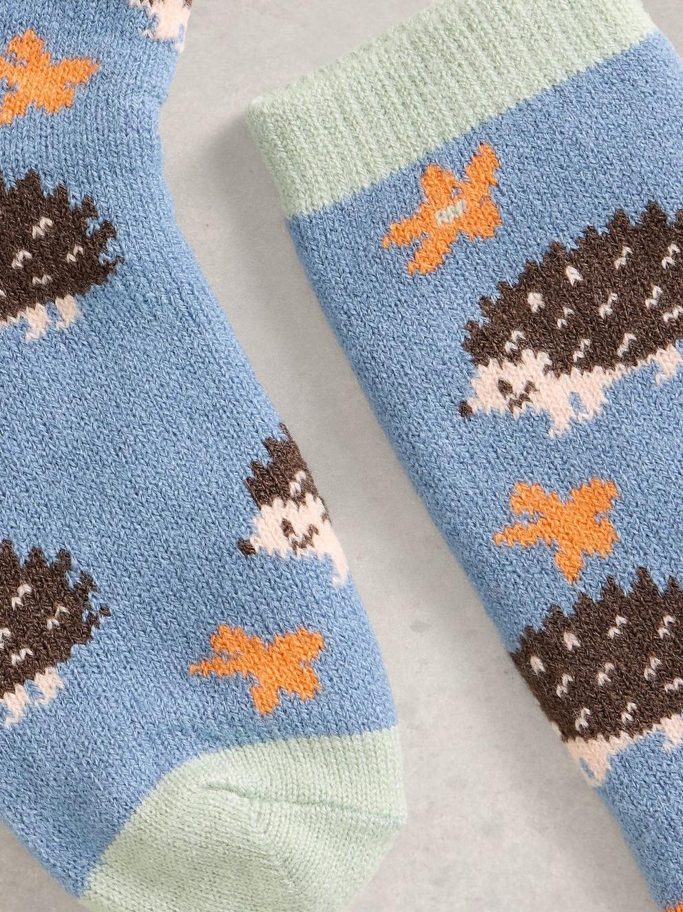 Hedgehog Print Cabin Sock