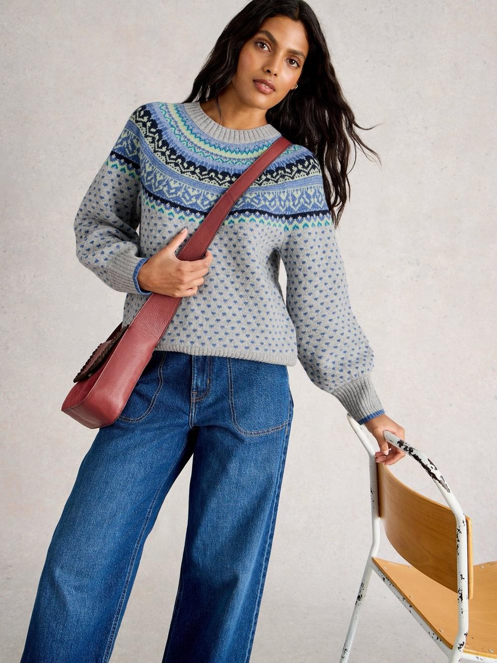 MINI HEART FAIRISLE JUMPER