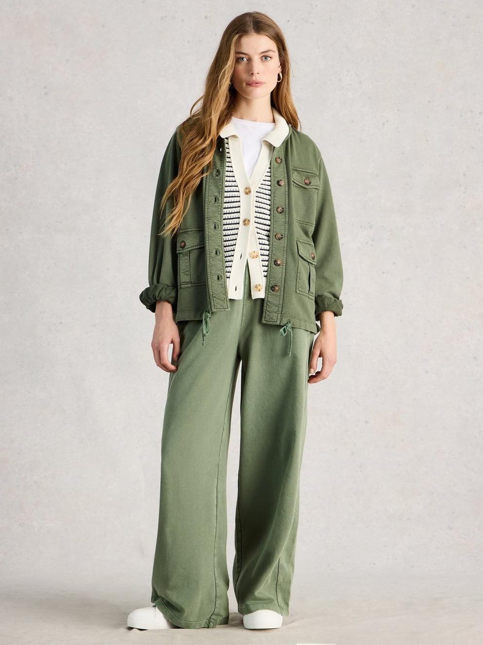 Demi Utility Jersey Jacket