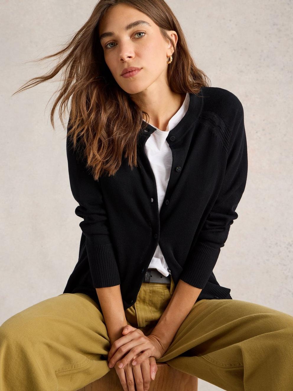 WOMENS LULU LONG SLEEVE CARDI