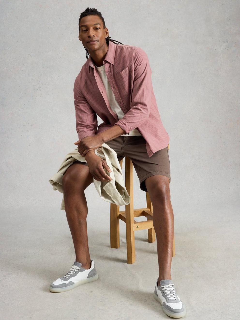 Bruton Stripe Collared Shirt