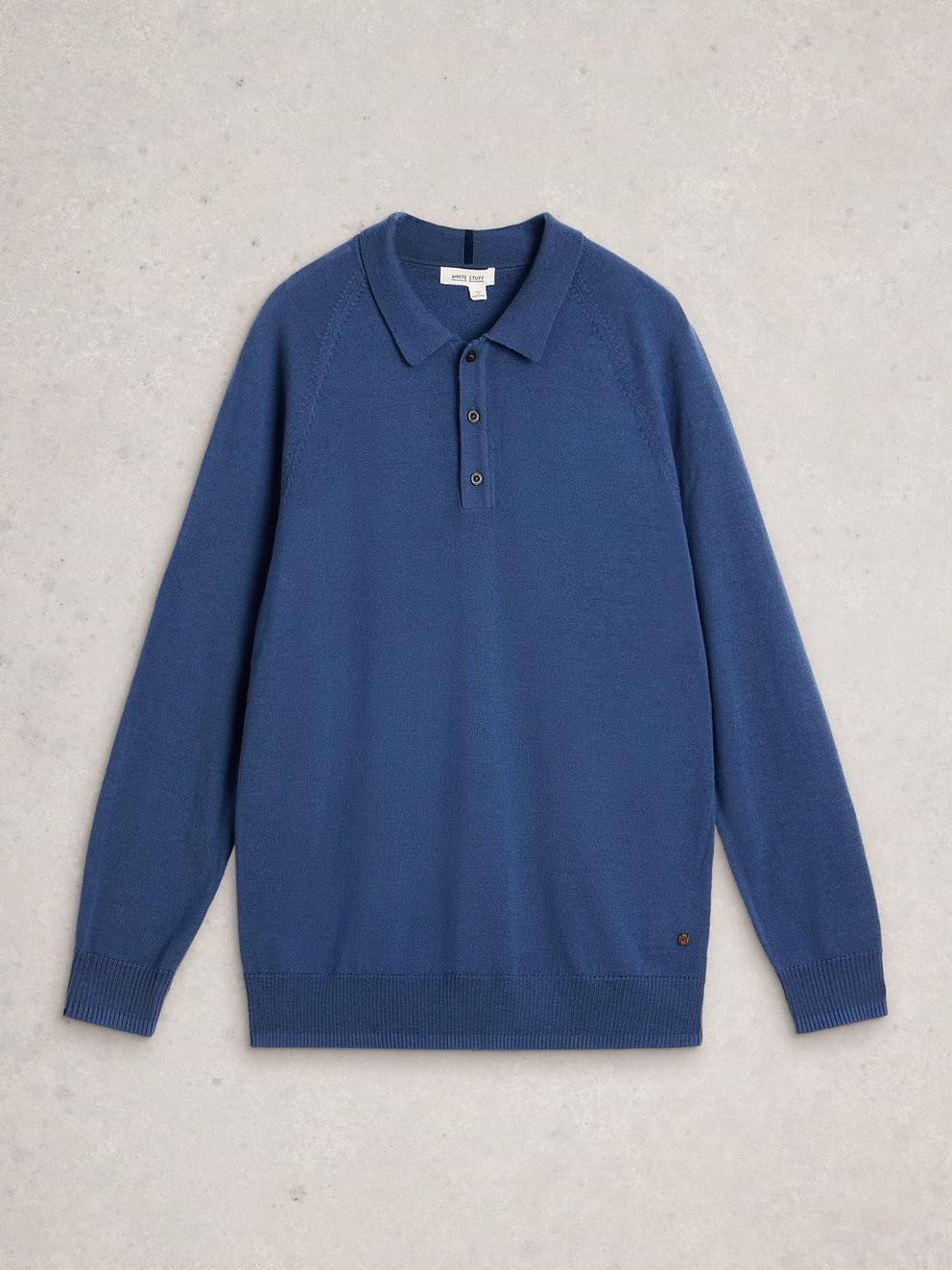 Newport Merino Polo LS