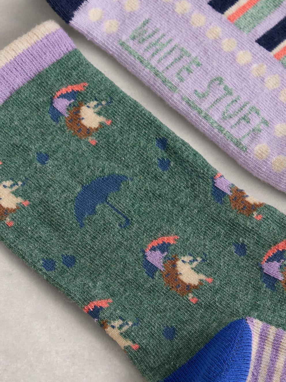 Hedgehog Socks 2 Pack