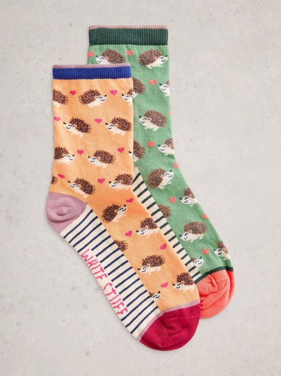 2 Pack Hedgehog Socks