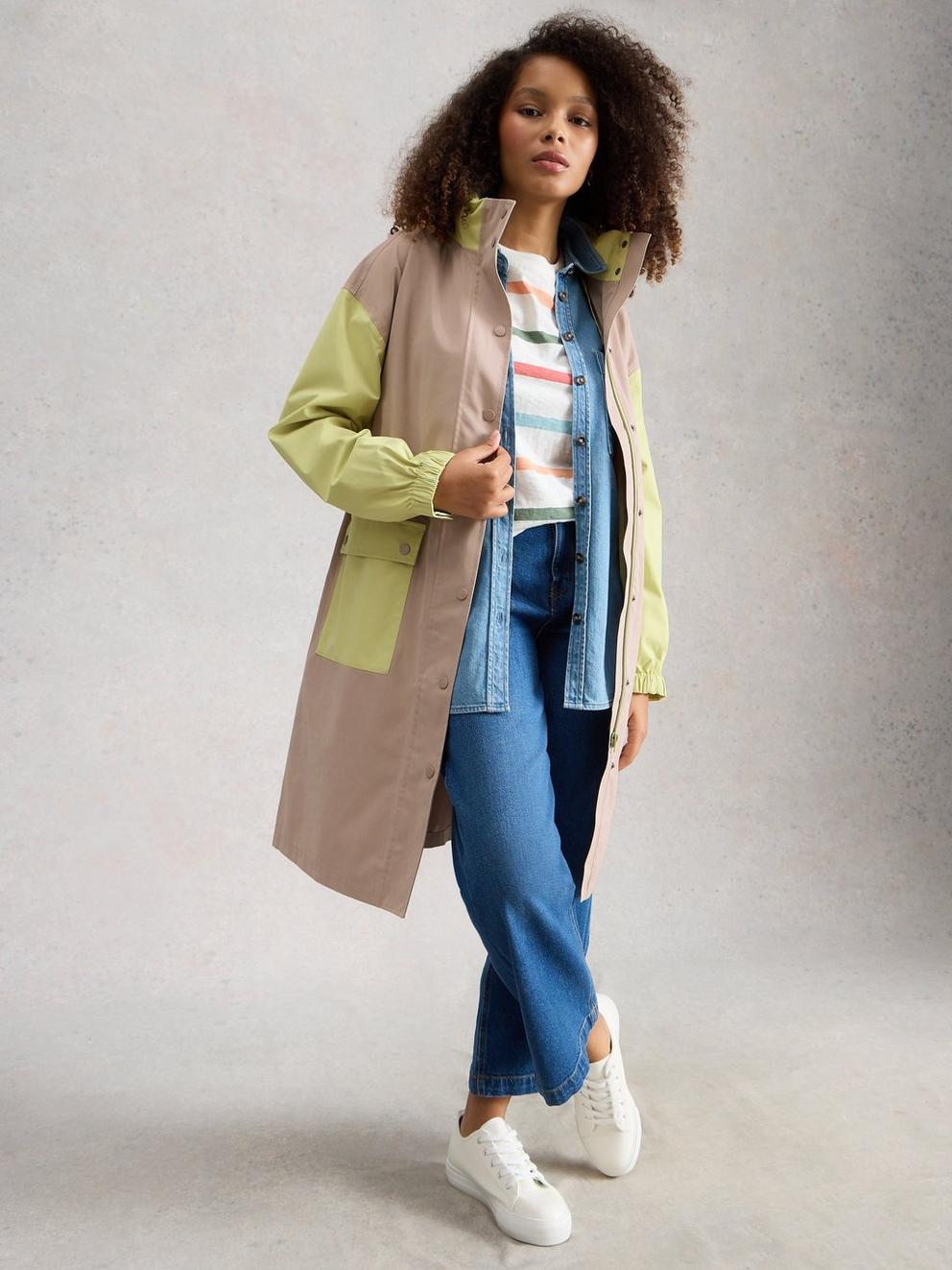 Beth Waterproof Hooded Coat