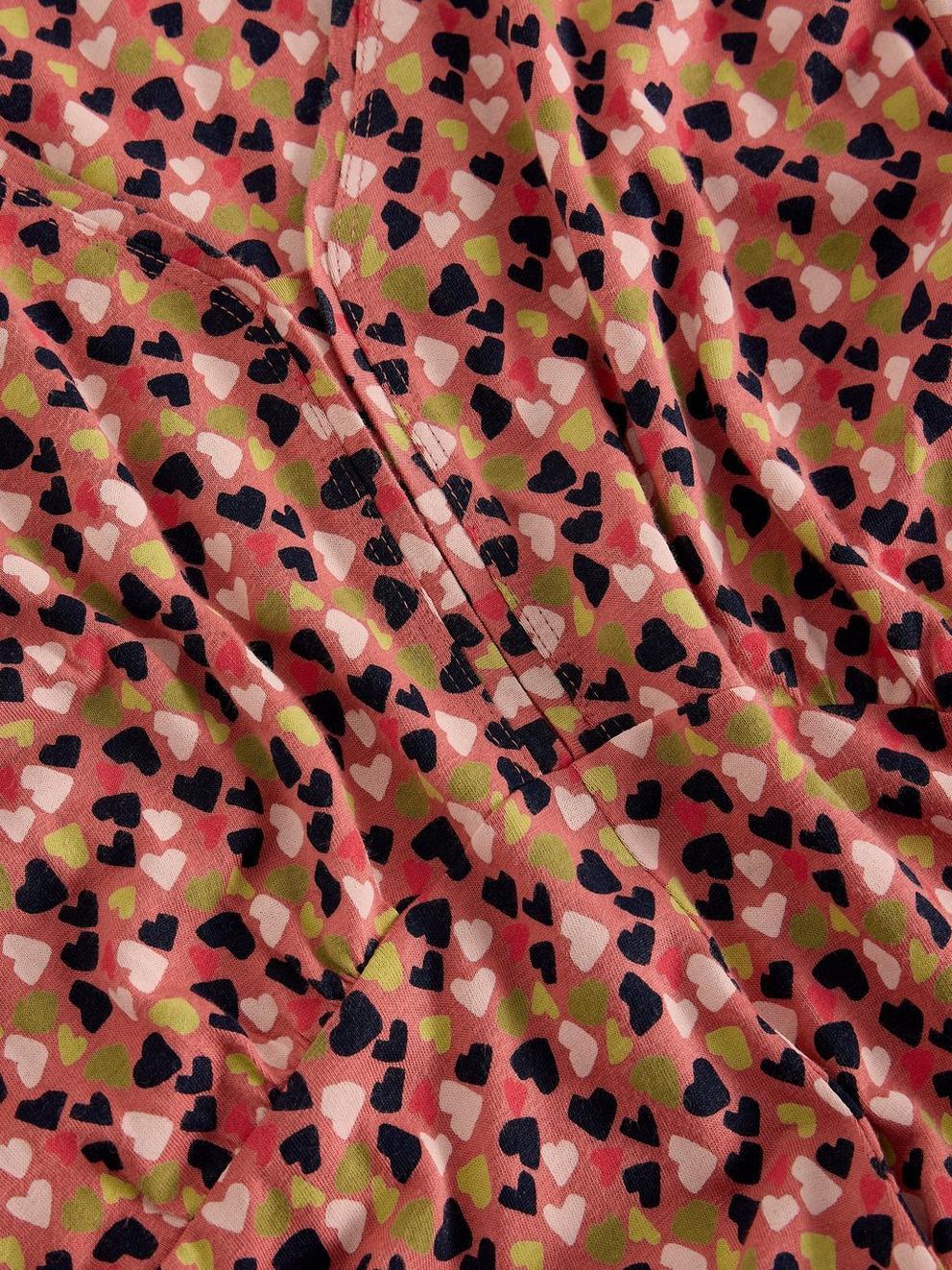 Megan Print Jersey Dress