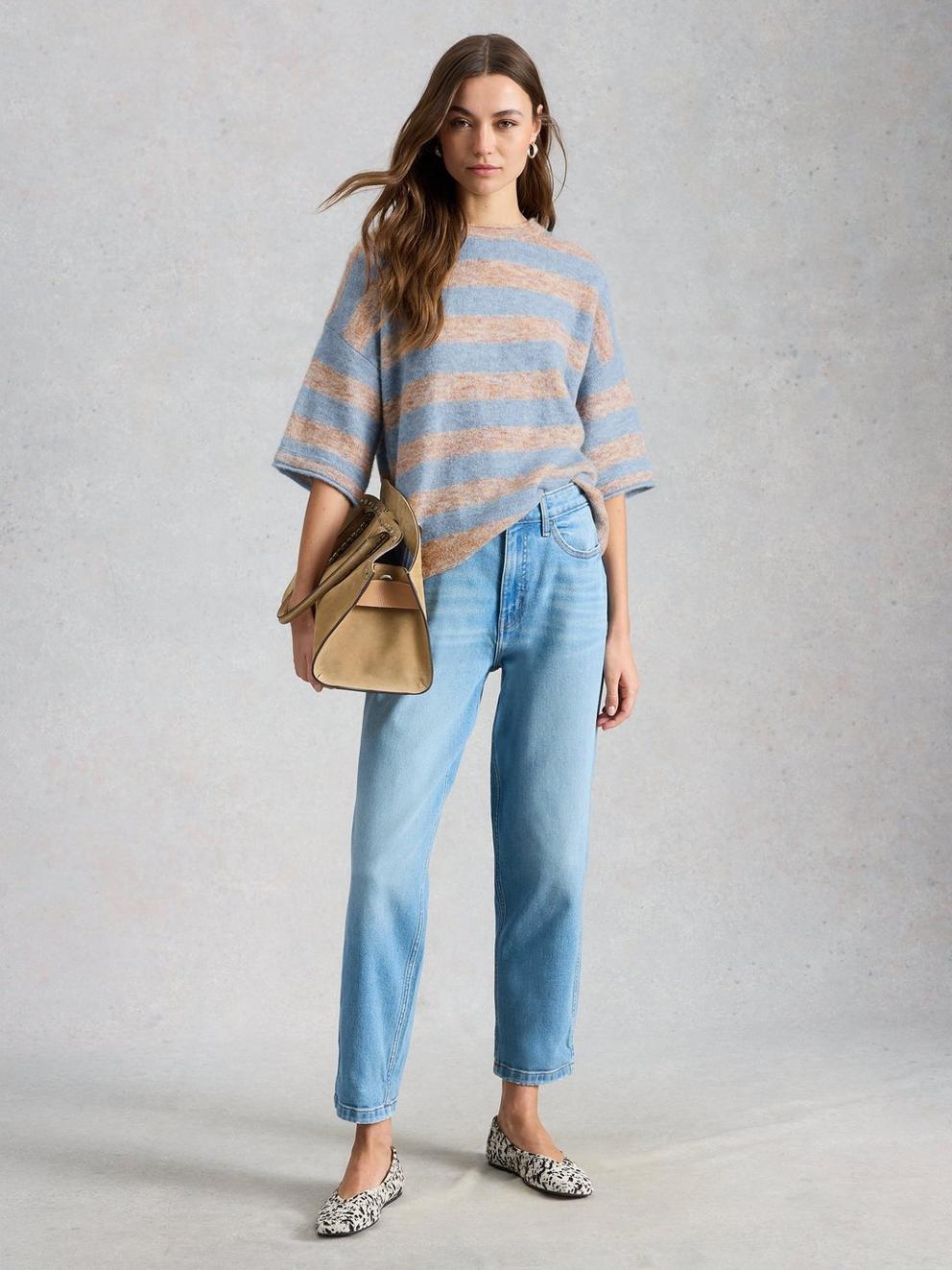 KATE KNITTED STRIPE TEE