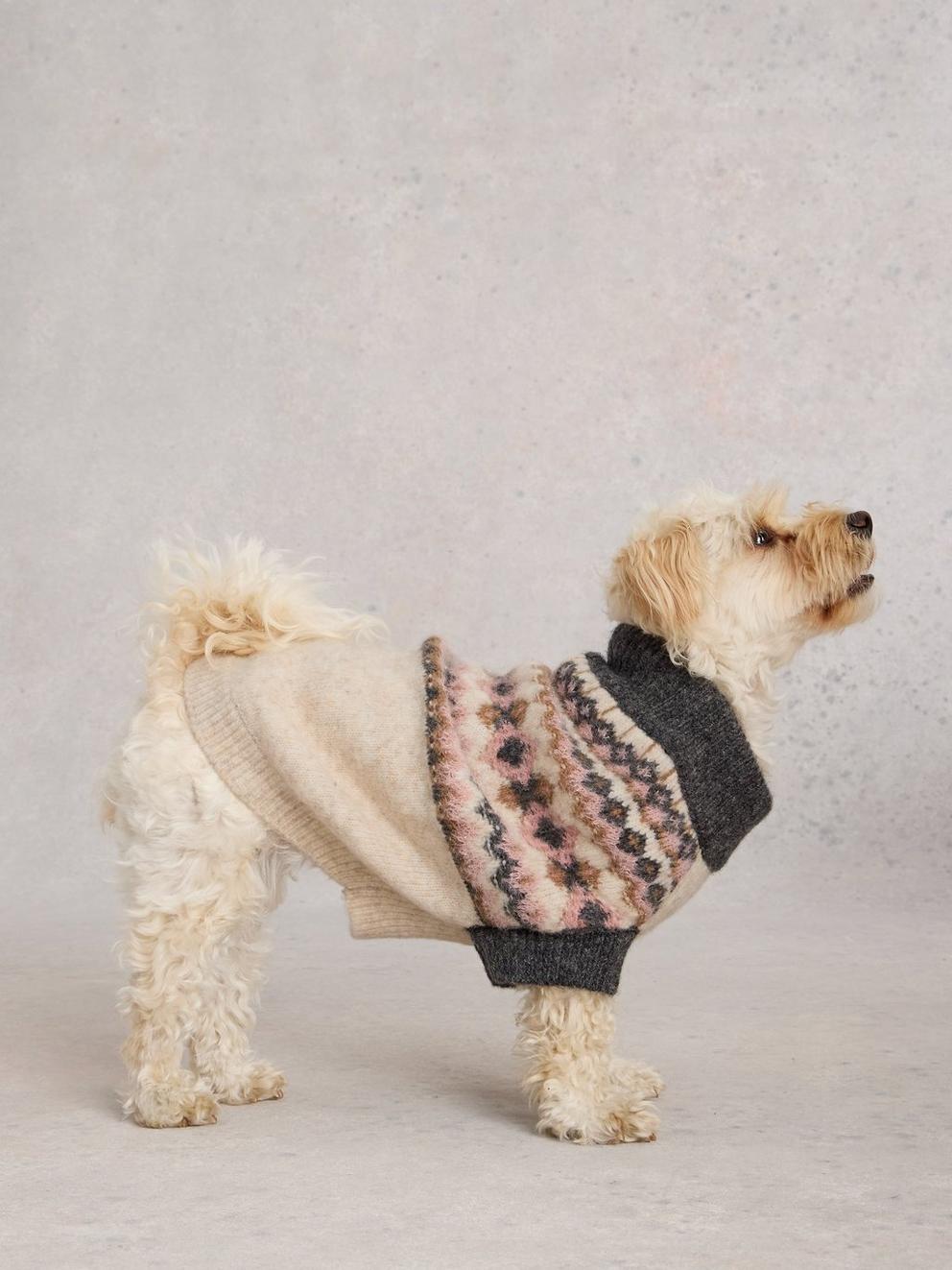 FAIRISLE DOG JUMPER