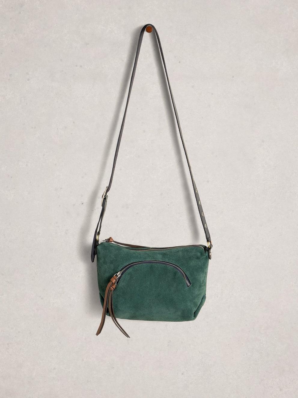 Hollie Crossbody Suede Bag