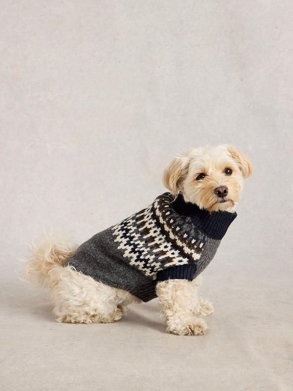 DOG FAIRISLE JUMPER