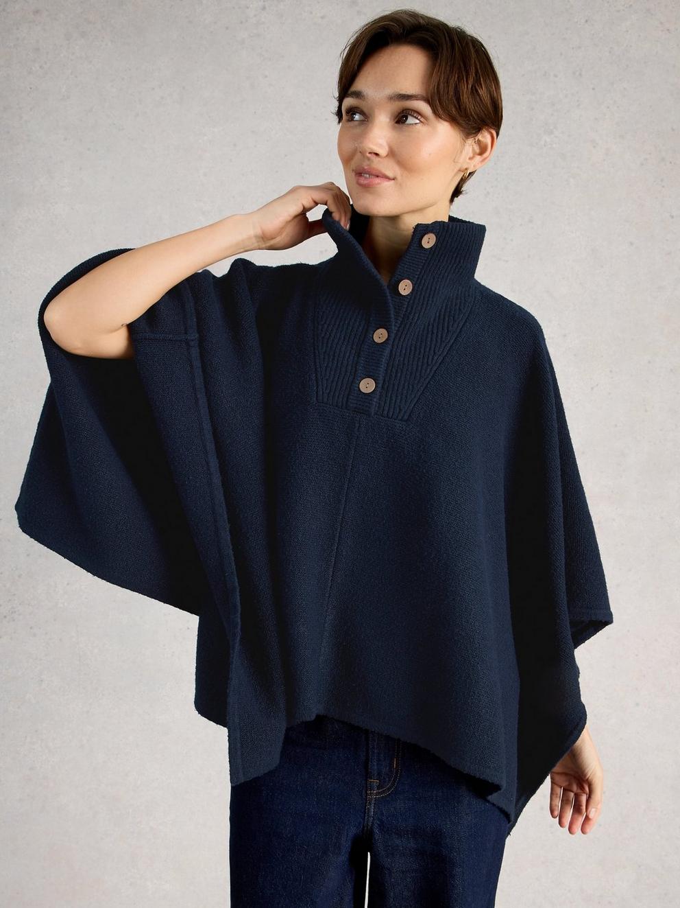 Funnel Neck Poncho