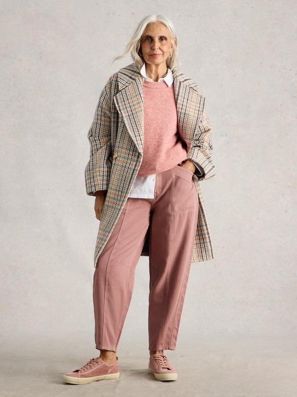 Robyn Check Wool Blend Coat