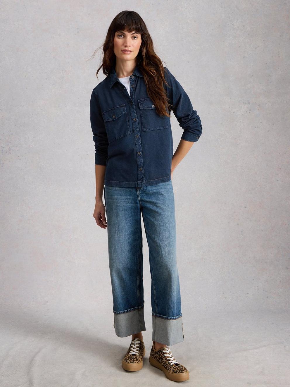 UNA POCKET UTILITY SHIRT