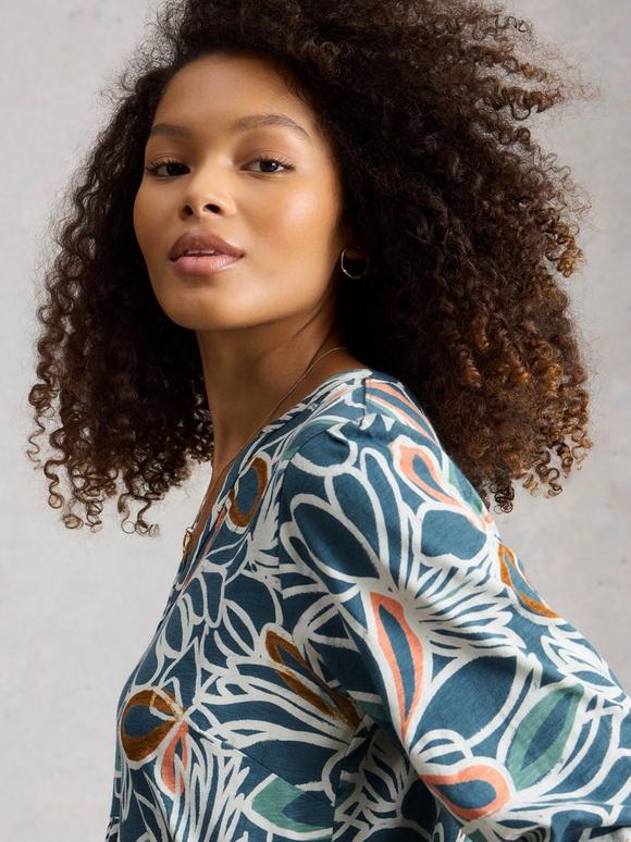 MARTA TUNIC NOTCH NECK