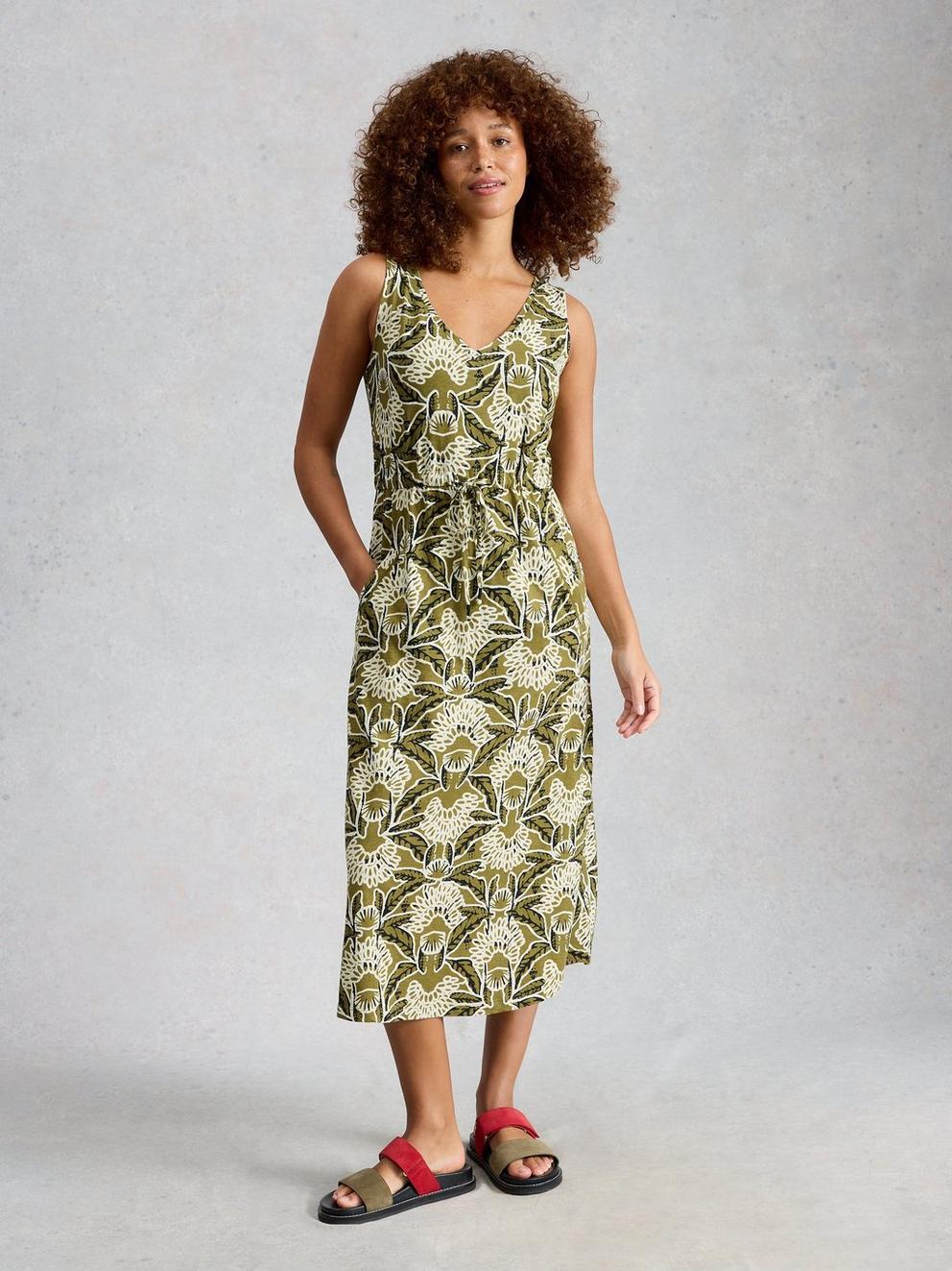 Heidi Jersey Print Dress