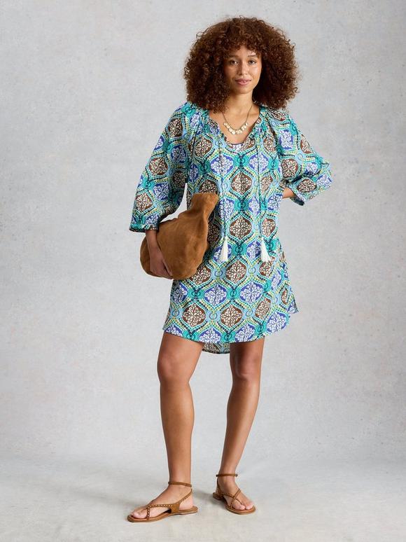 Lottie Print Beach Cover Up