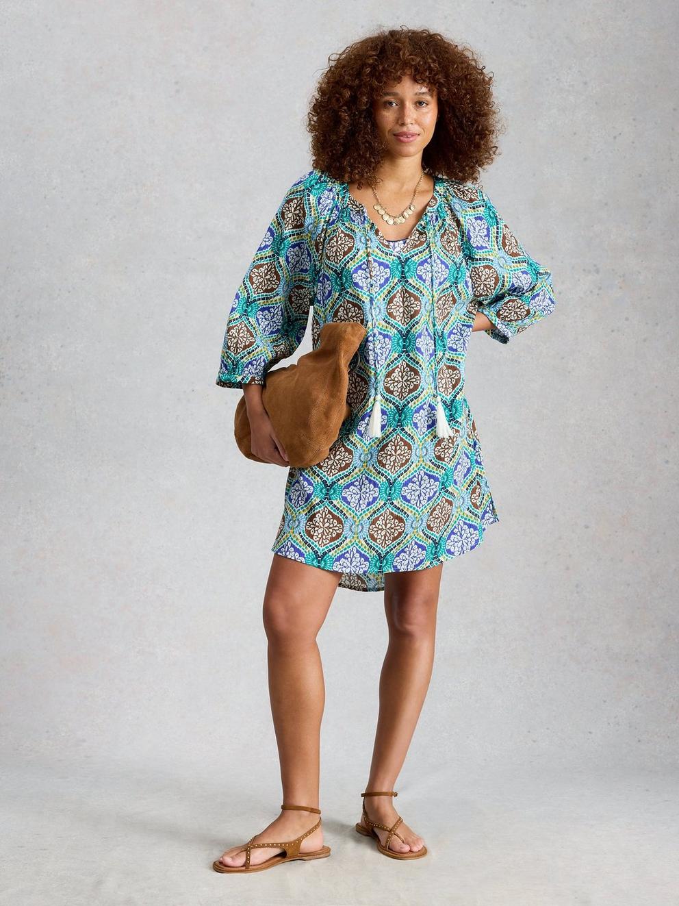 Lottie Print Beach Cover Up