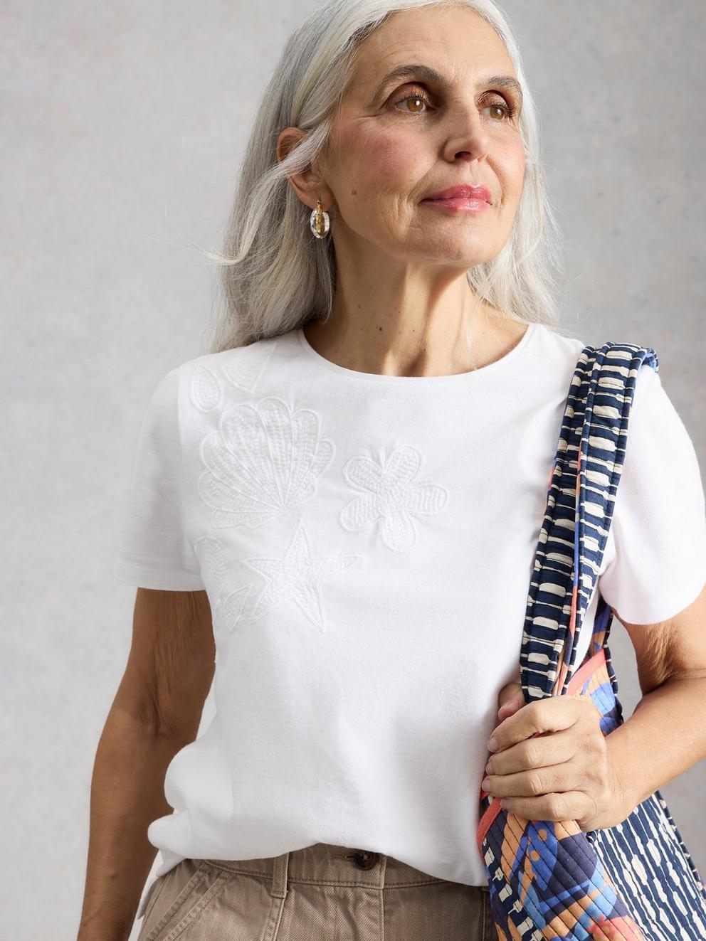 ABBIE EMBROIDERED T-SHIRT