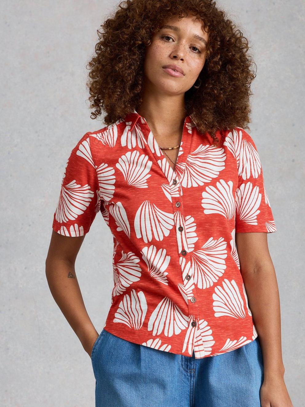 ANNIE JERSEY SS SHIRT