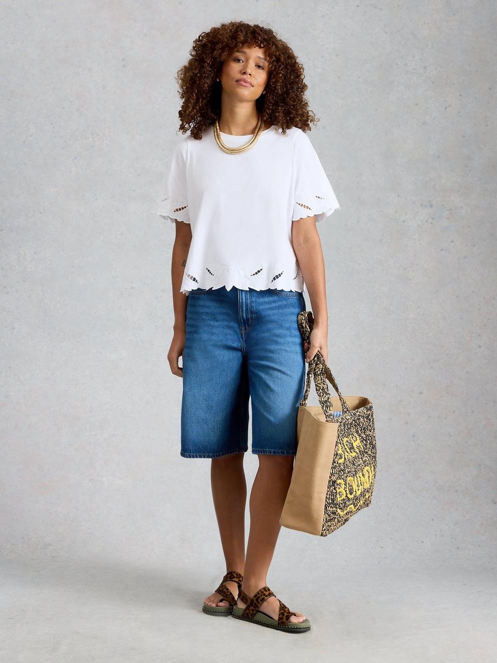 COLLEEN CUTWORK TEE