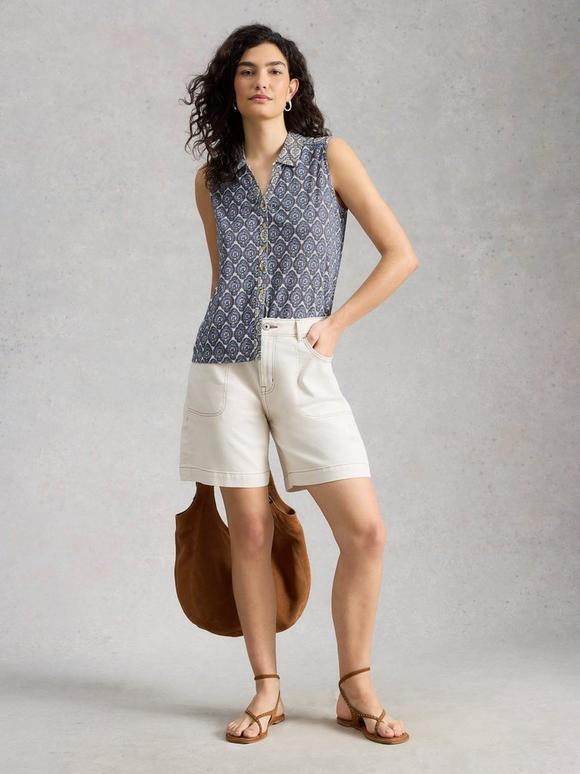 AMY SLEEVELESS SHIRT