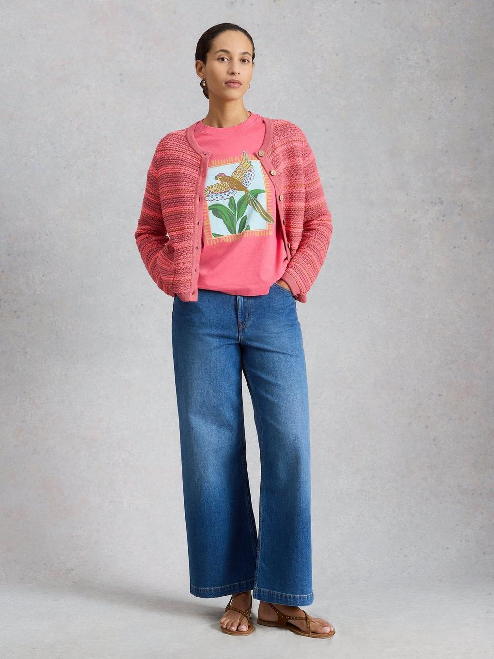 BELLE CREW NECK CARDI