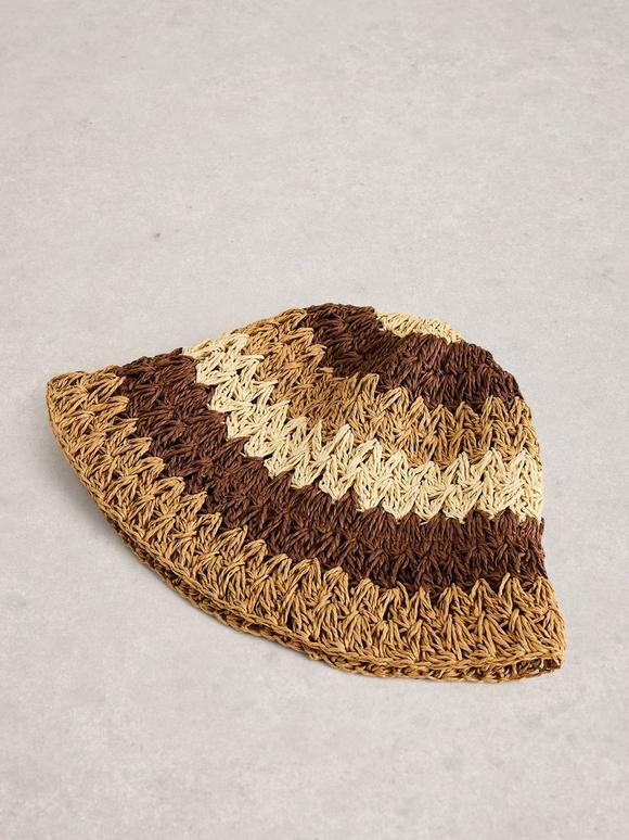 Block Stripe Bucket Hat