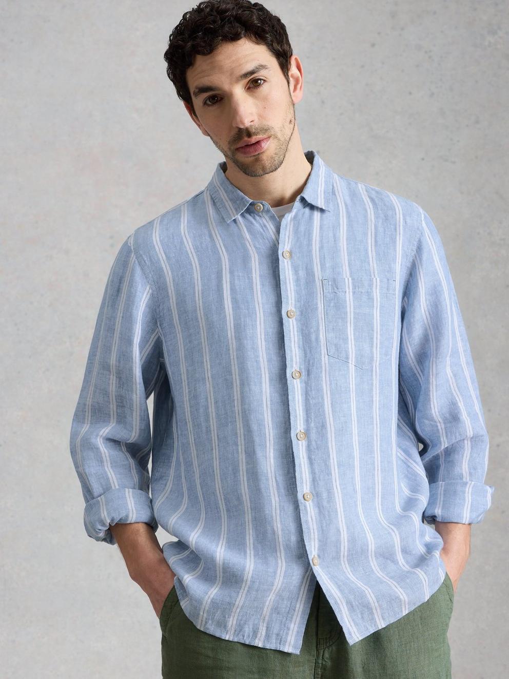 Keswick Striped Linen Shirt