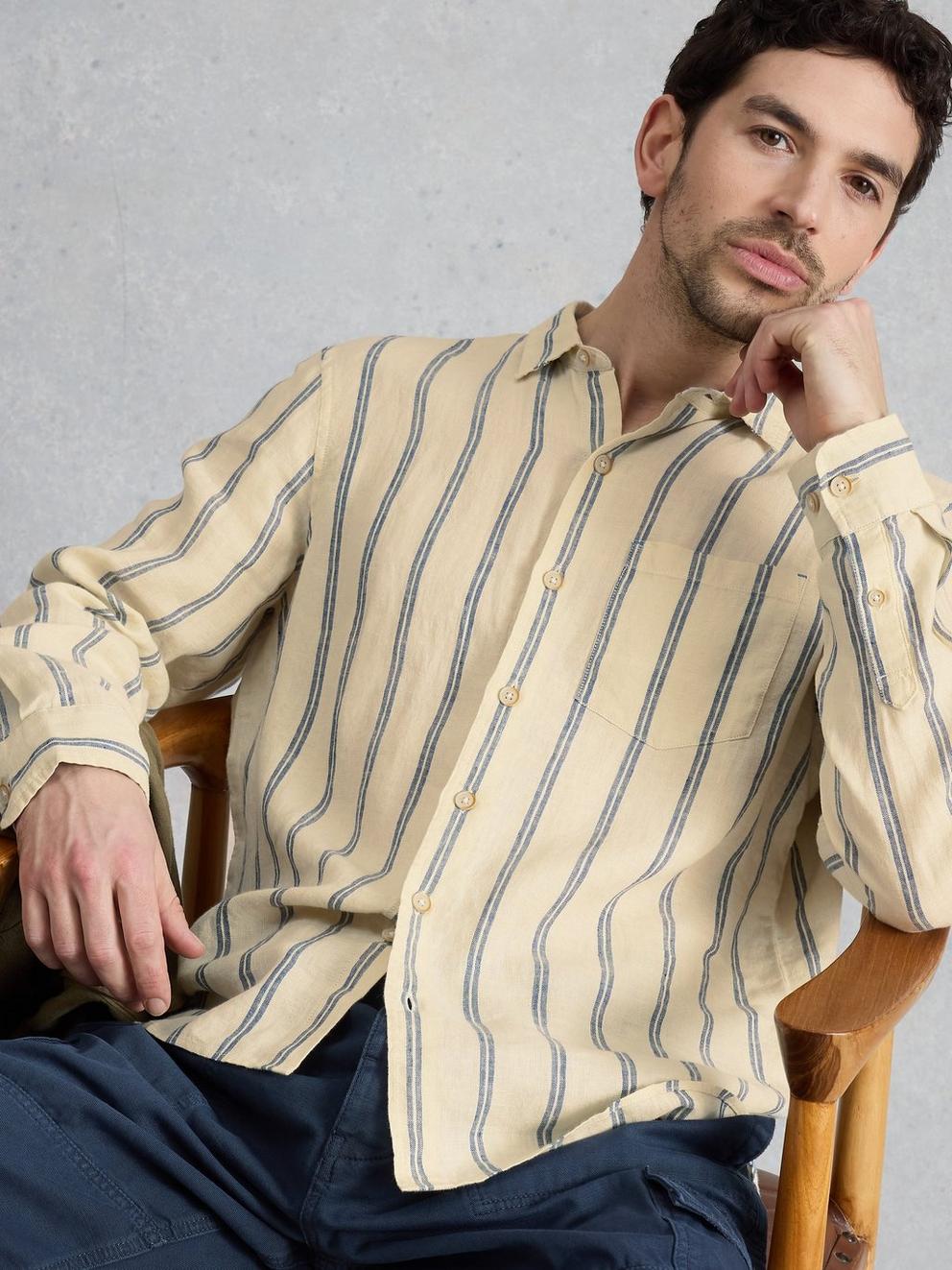 Keswick Striped Linen Shirt