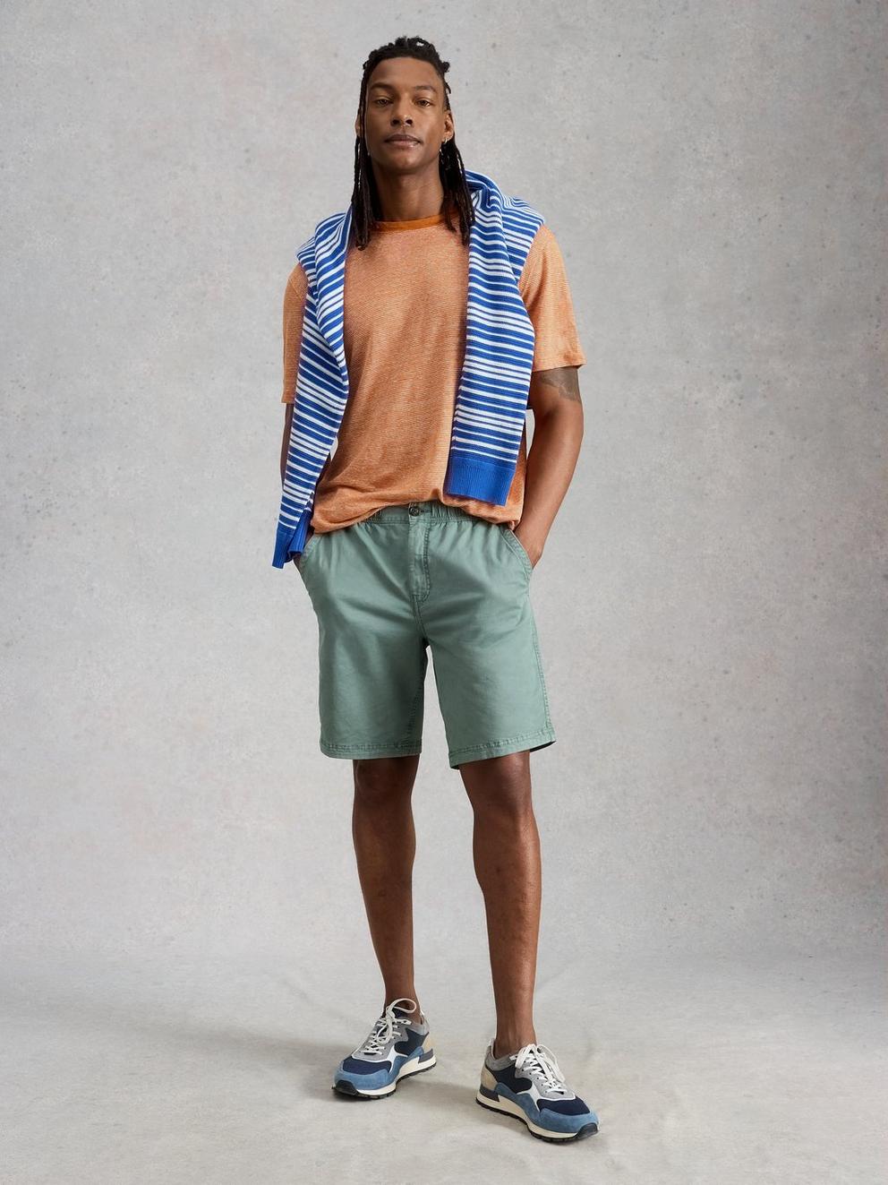 Abersoch Stripe Linen Tee