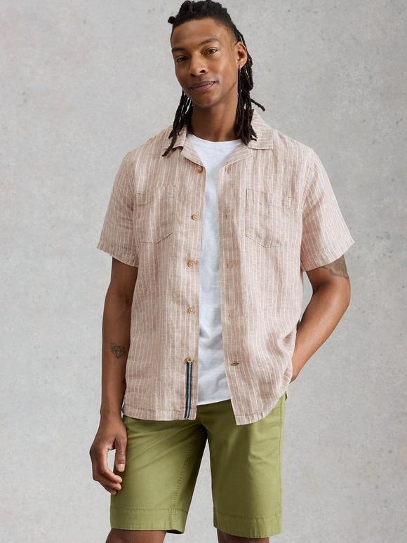Keswick SS Linen Striped Shirt